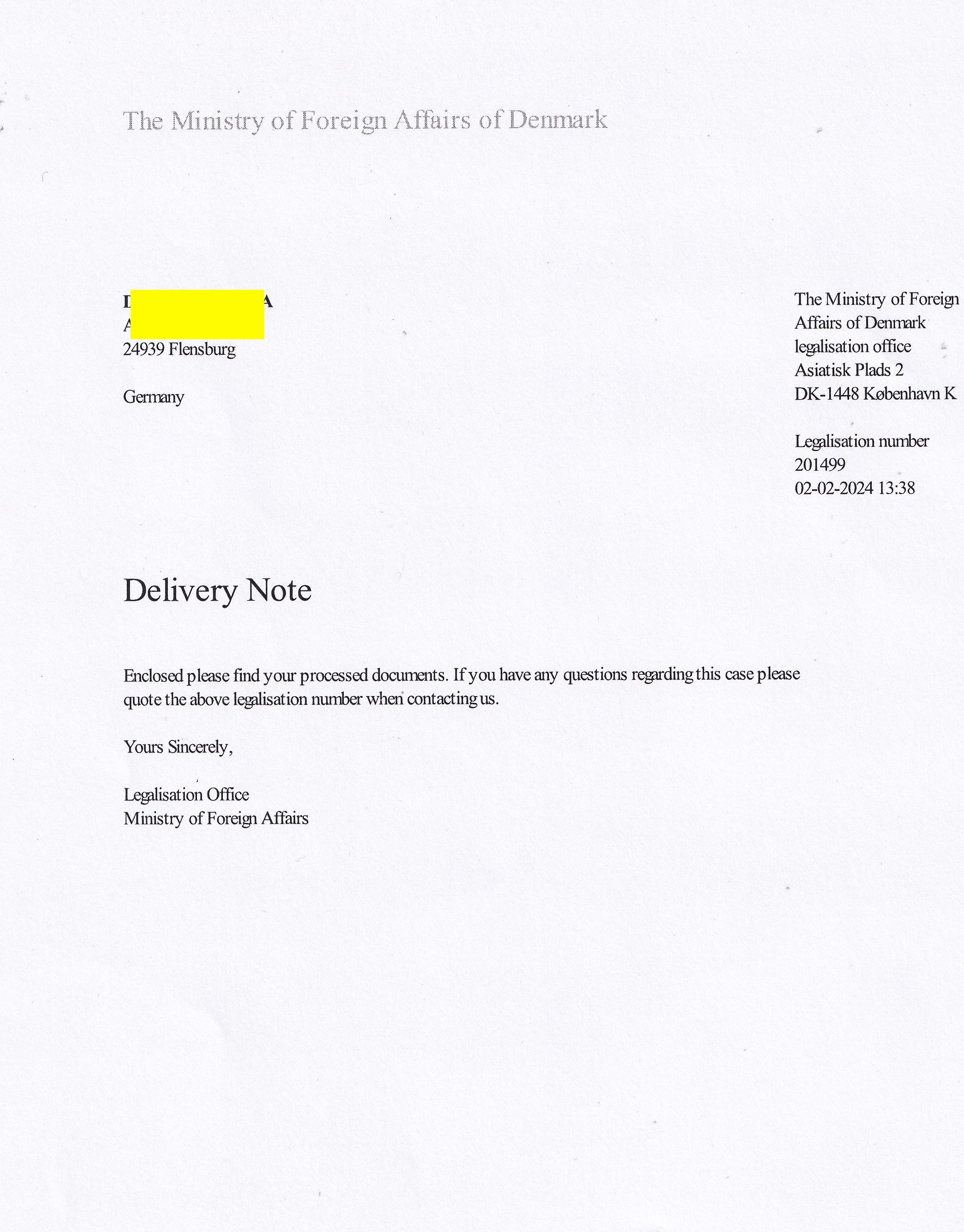 receipt quittung