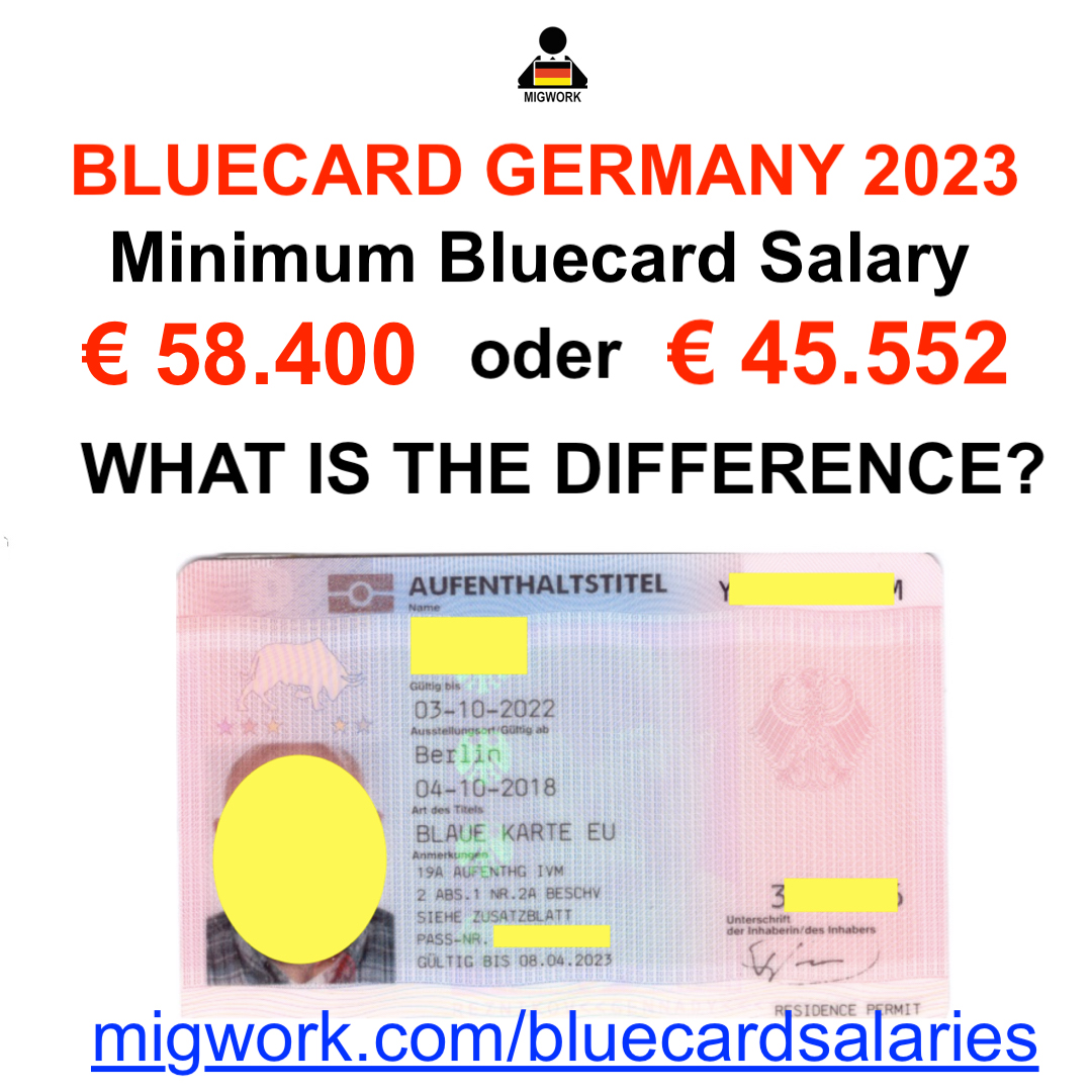 2 salaries for Blue Card Germany